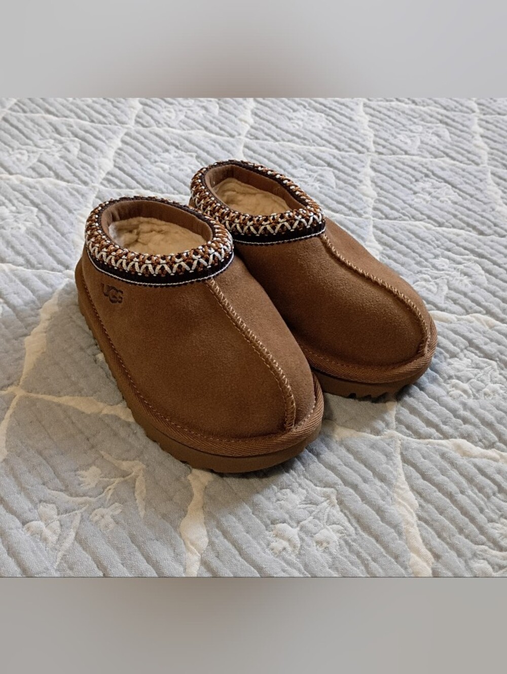 UGG Tasman Plush Slipper Toddler Size 7c NWOB